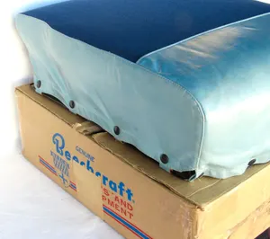 BEECHCRAFT OEM Factory Aircraft Twin Bonanza E-50 Complete Rear Seat Cushion NOS